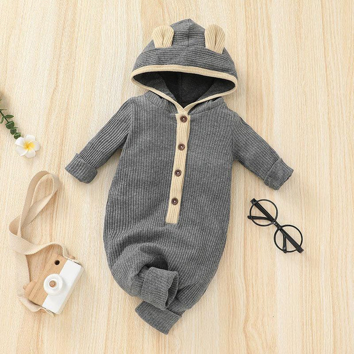 Infant Jumpsuit Cute Baby Long Sleeve Bodysuit