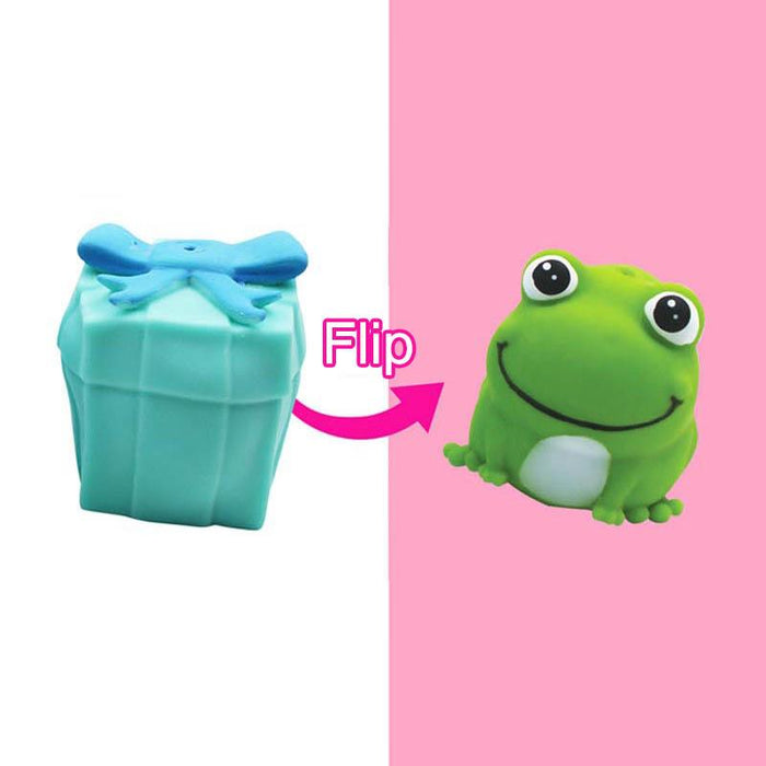 Flip Gift Box Cute Pet Pinch Animal Silicone Toy