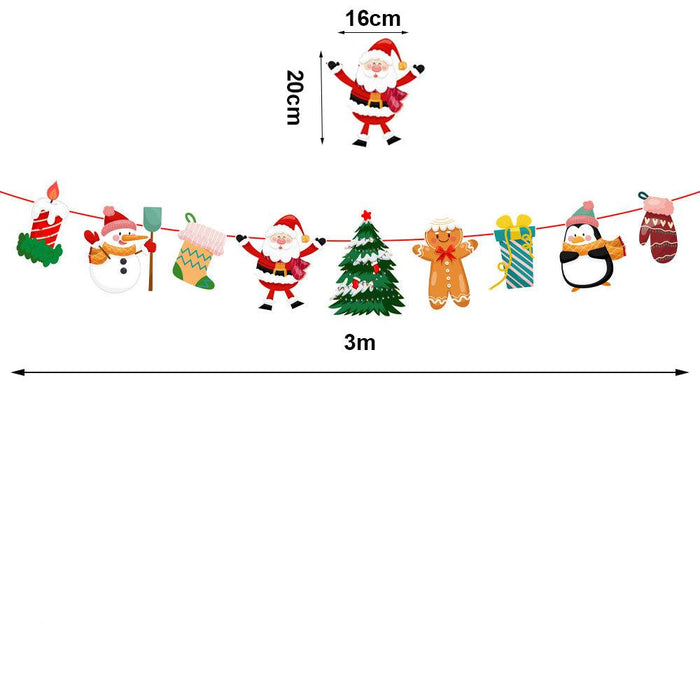 Christmas Foil Santa Claus Snowman Elk Balloons