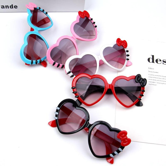 Children's heart Sunglasses heart-shaped glasses