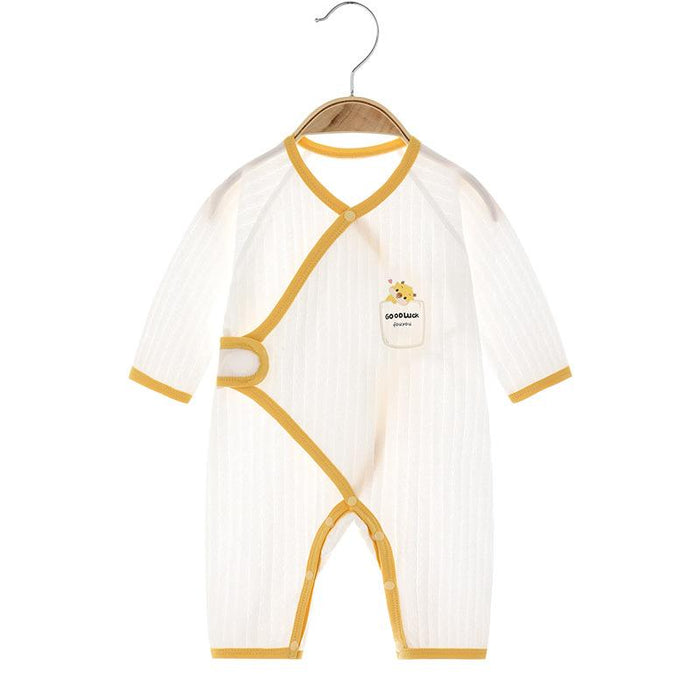 Newborn Velcro Pure Cotton Long Sleeved Romper