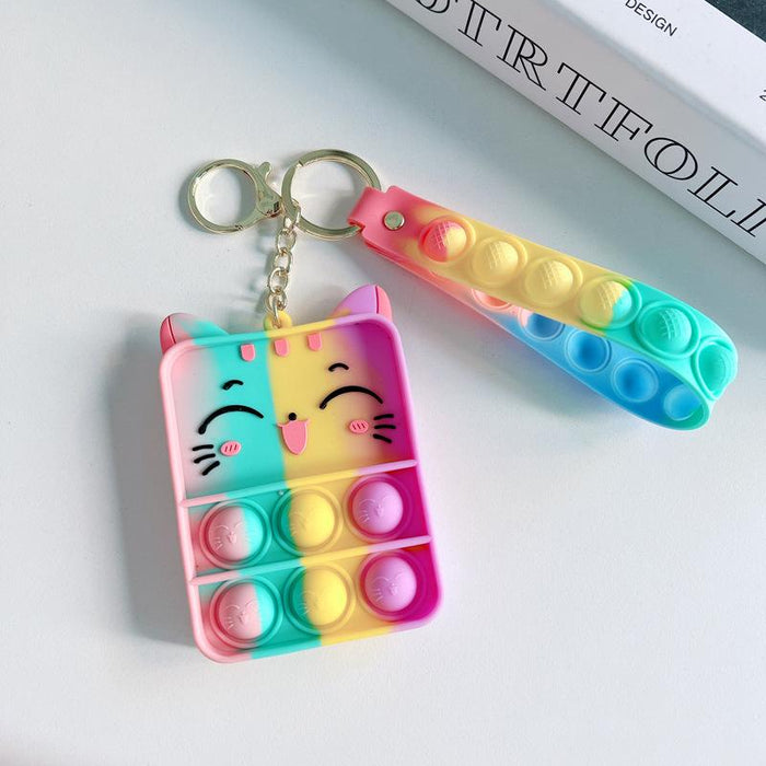 Bag decoration decompression toy key chain