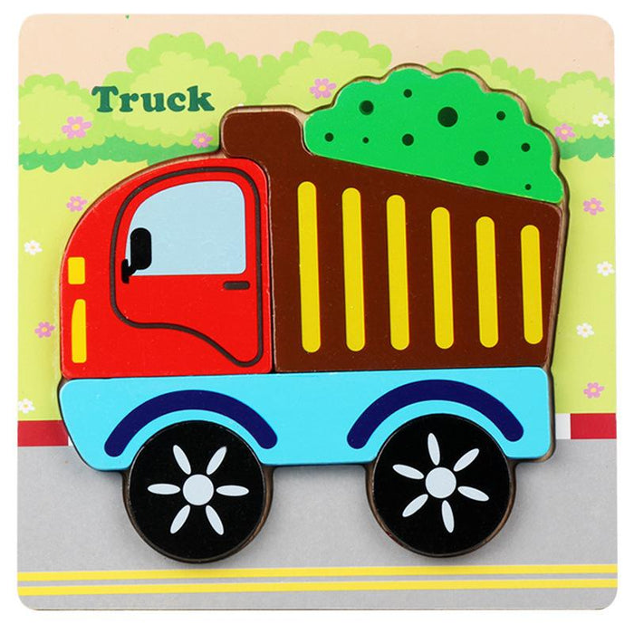 Wooden 3D Puzzle Children's Educational Toy