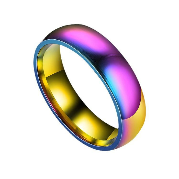 Titanium Steel Couple Ring