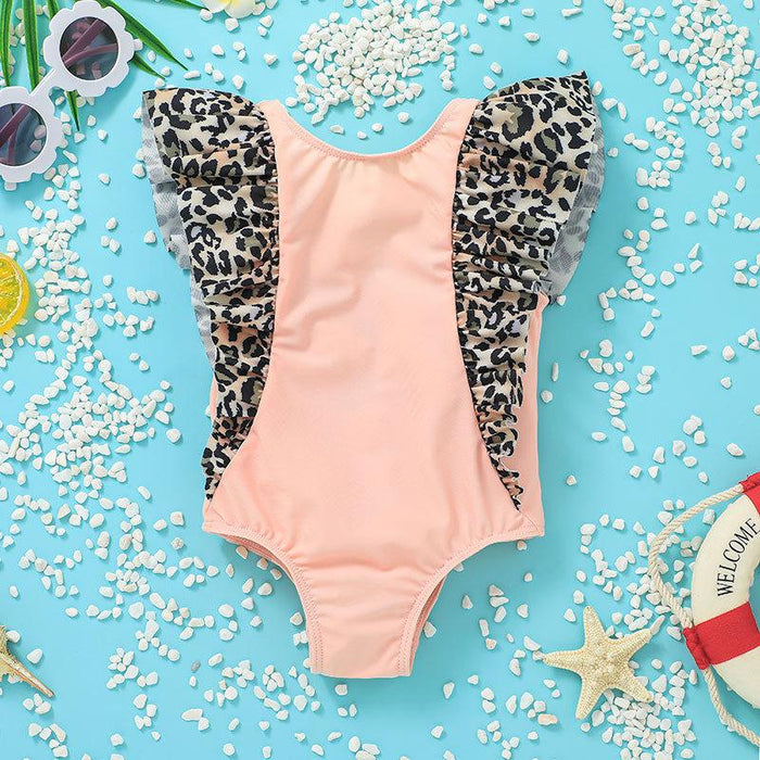 Summer Baby Girl Leopard Print Lovely Swimsuit