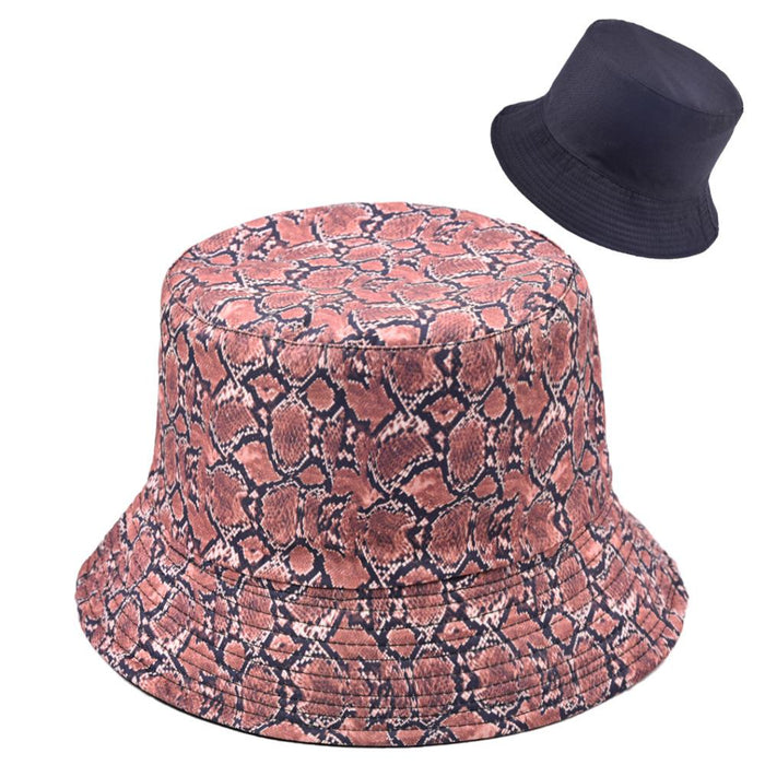 Multi-style Printed Fisherman Hat Outdoor Sun Hat Double-sided