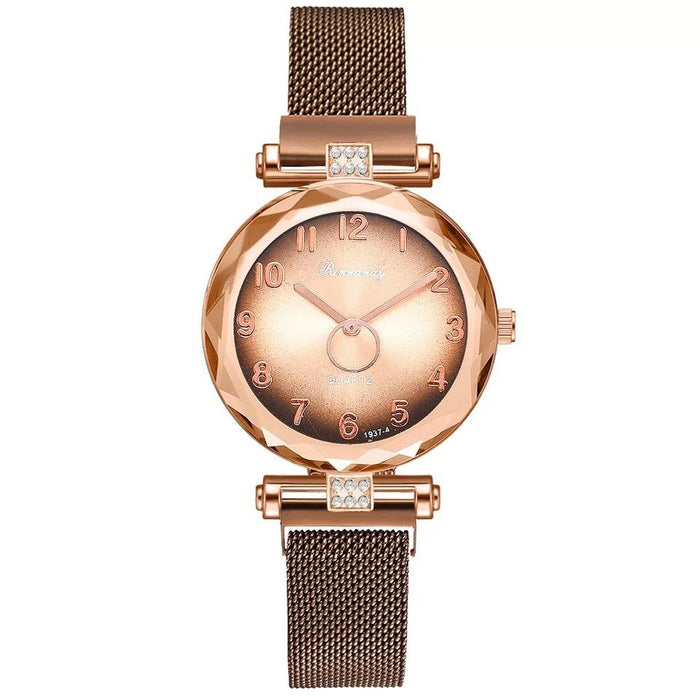 Simple Alloy Mesh Belt Women's Quartz Watch Llz22222