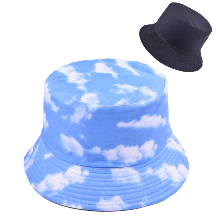 Multi-style Printed Fisherman Hat Outdoor Sun Hat Double-sided