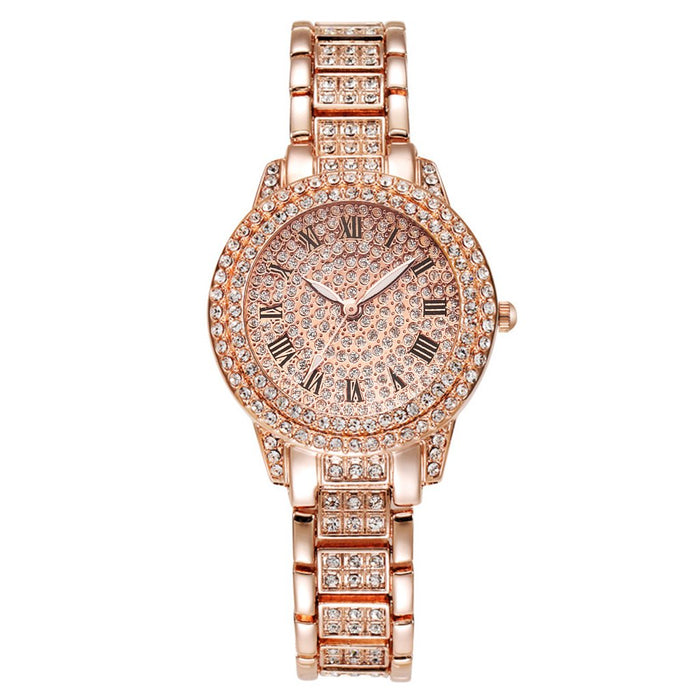 Women Ladies Wrist Watches Luxury Brand Rhinestone Bracelet Watches Female