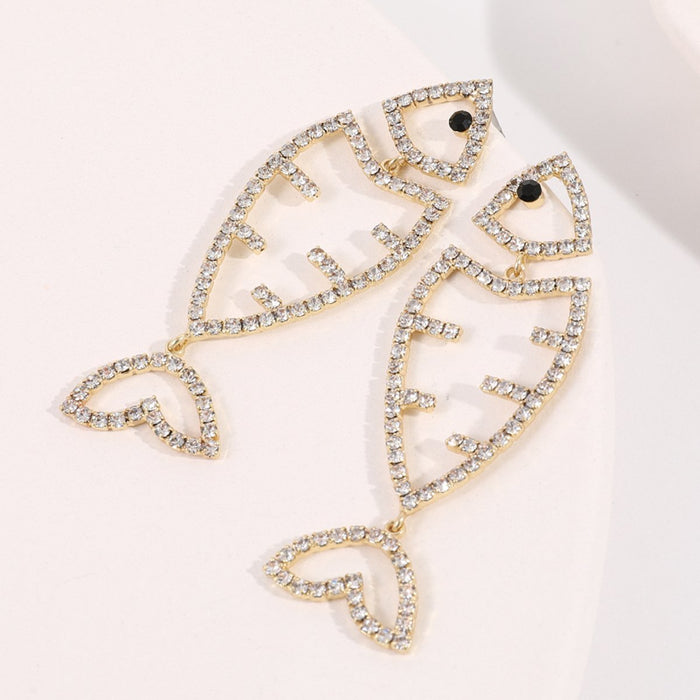 Fashion Personality Popular Small Fish Female Earrings