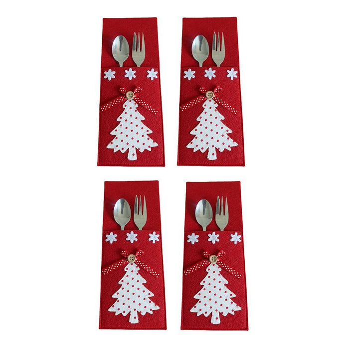 4PCS 44 Styles Christmas Knife and Fork Holder