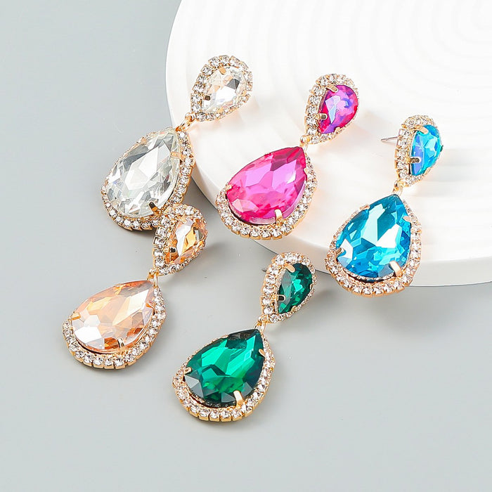 New Fashion Multi-layer Drop Shaped Female Earrings Accessories