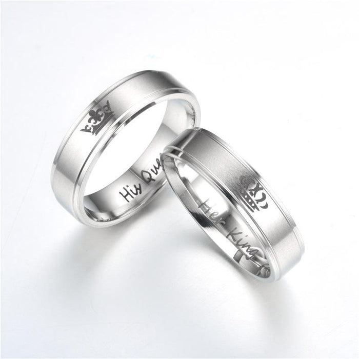 Stainless steel couple ring