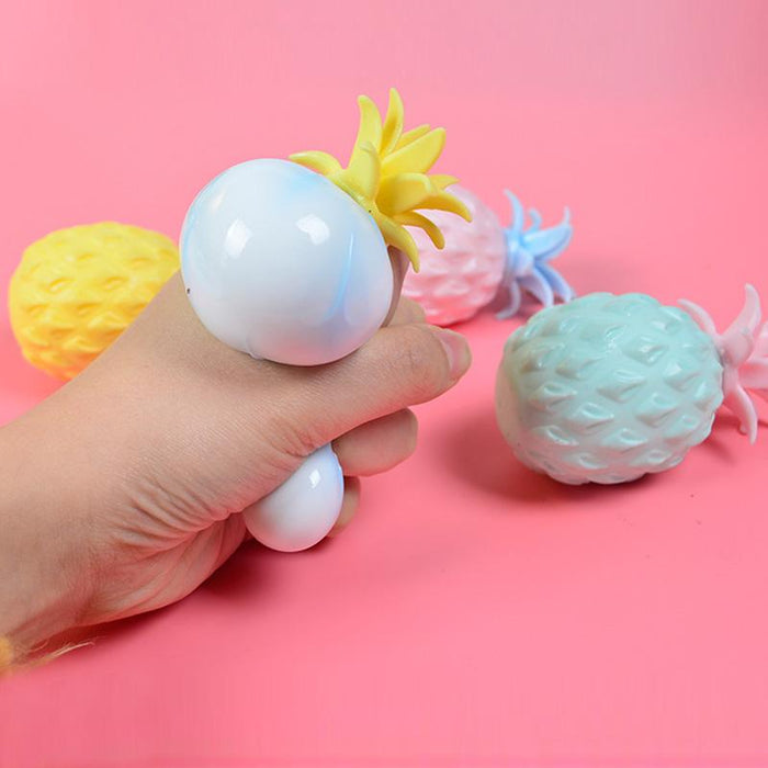 New Cheap Flour Pineapple Relief Stress Balls Fidget Toys Squeeze Fruit Anti Stress Decompression for Kids Antistress Children