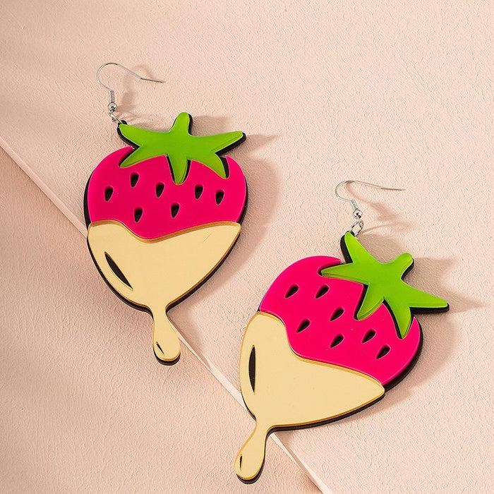 New Fashion Exaggerated Acrylic Earrings