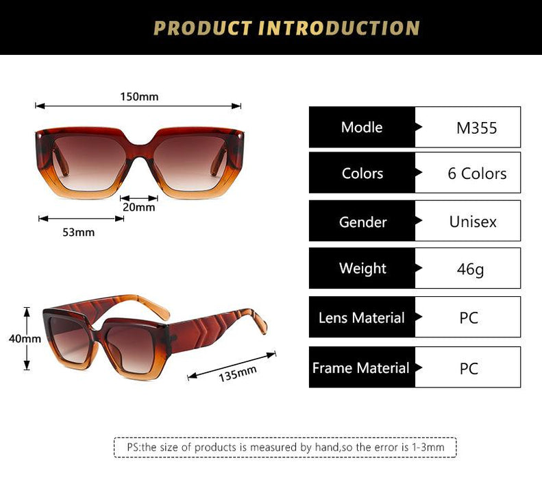 Retro fashion sunglasses