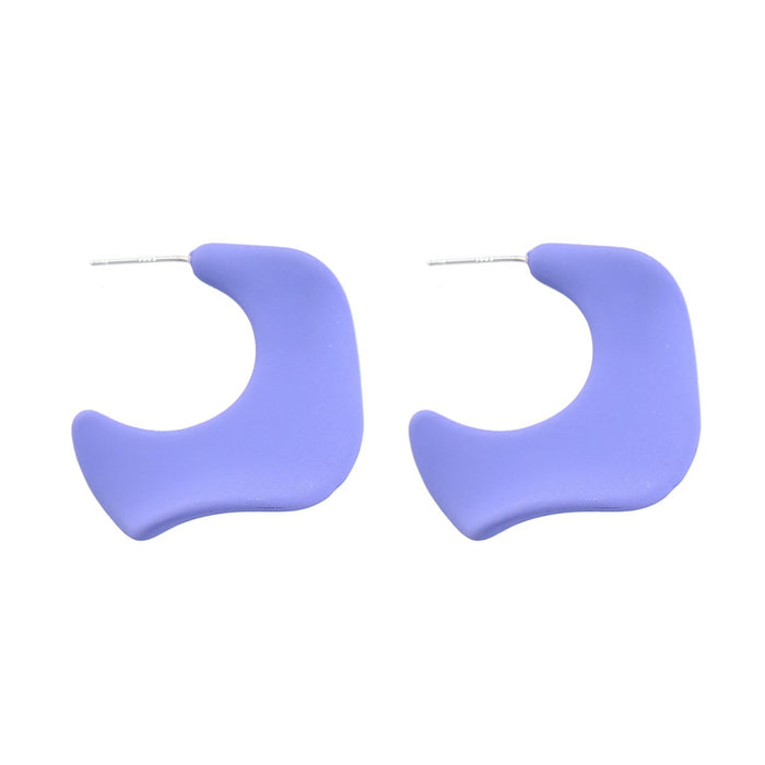 Simple Geometric LOVE Letter Stud Earrings