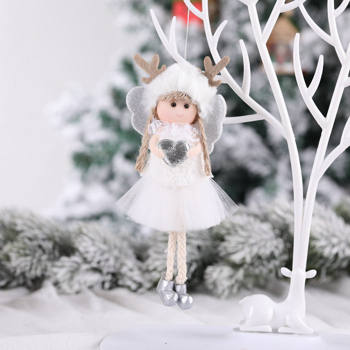 Christmas Decorations Angel Girl Ornaments Children Doll Gift