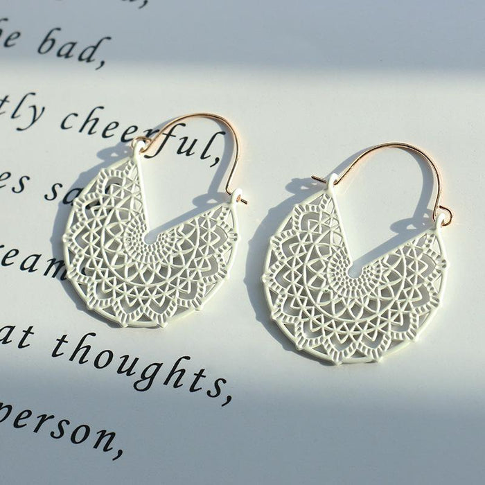 Fashion Spring Geometric Personality Simple Candy Color Earrings