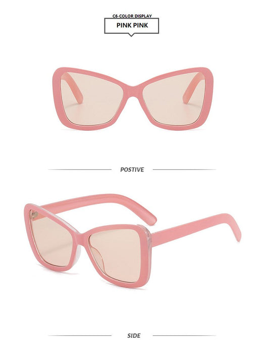 Cat's Eye Sunglasses contrast colour trend Sunglasses