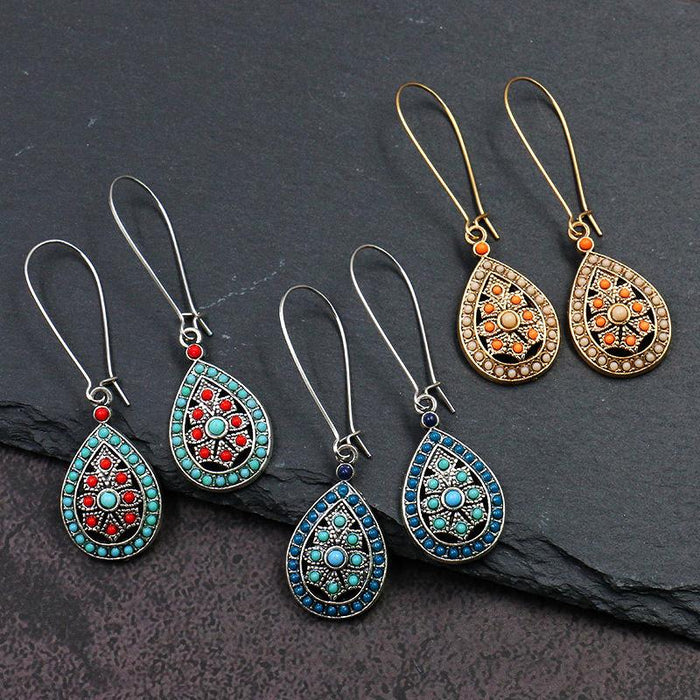 Boho Pop Drop Shape Earrings