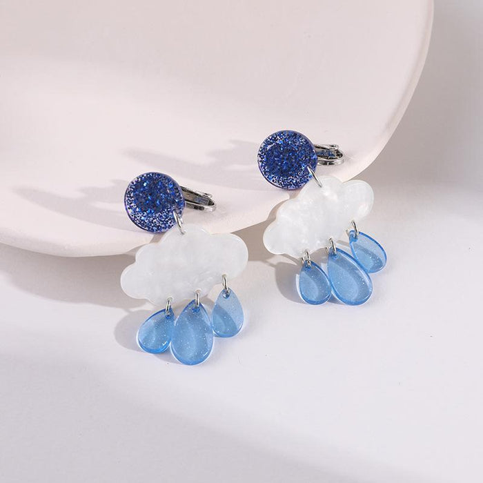 Fashion Cute Fresh Cloud Earrings