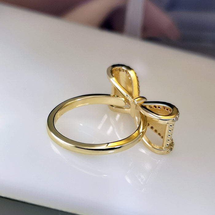 New Creative Bow Open Women's Ring