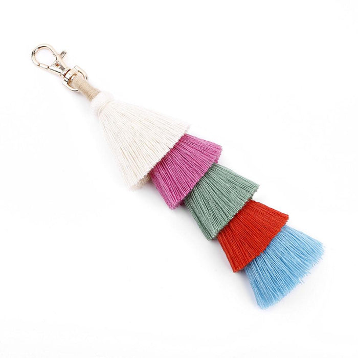 New Boho Tassel Pendant Keychain Charm