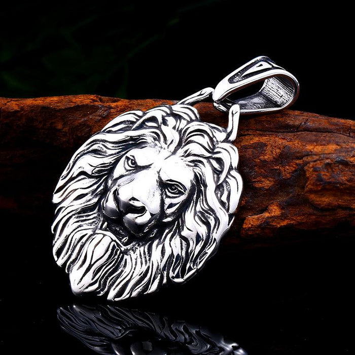 Stainless Steel Lion Jewelry Pendant Only, No Necklace