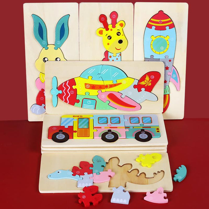 Children's Early Education Stereo Puzzle Toy