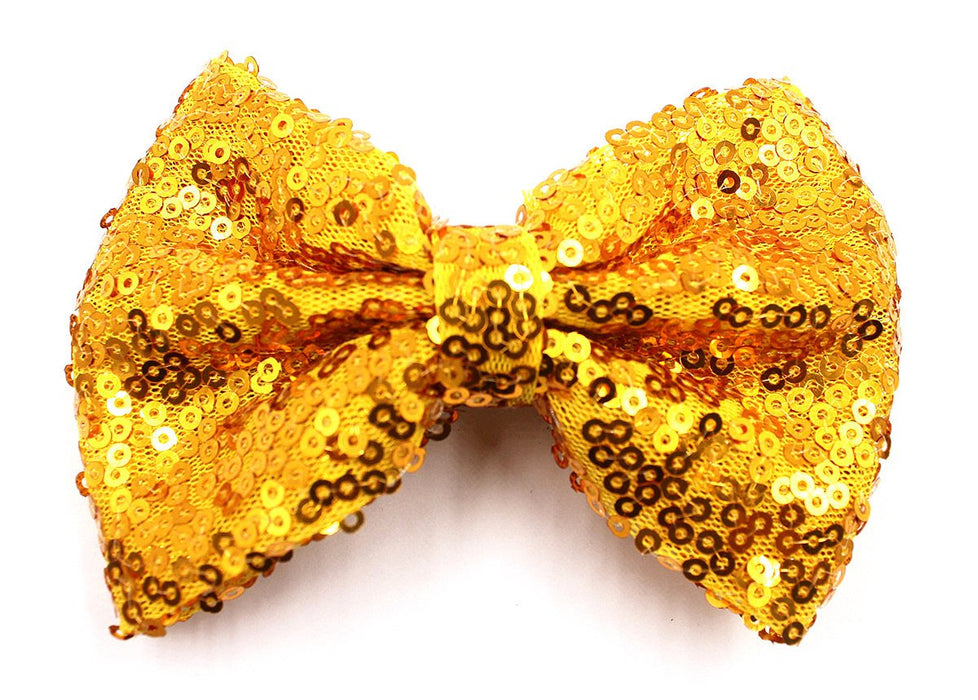 Sequin Bow Hair Clip