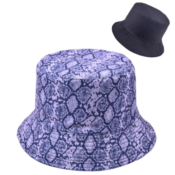 Multi-style Printed Fisherman Hat Outdoor Sun Hat Double-sided