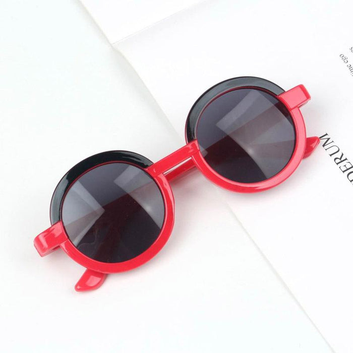 Children's Sunglasses New transparent colour matching glasses