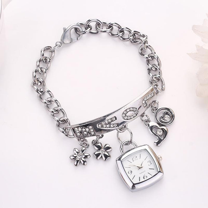 CINDY XM032 Women's Stainless Steel Bracelet Watch Female Fashion Love Bracelet Watch