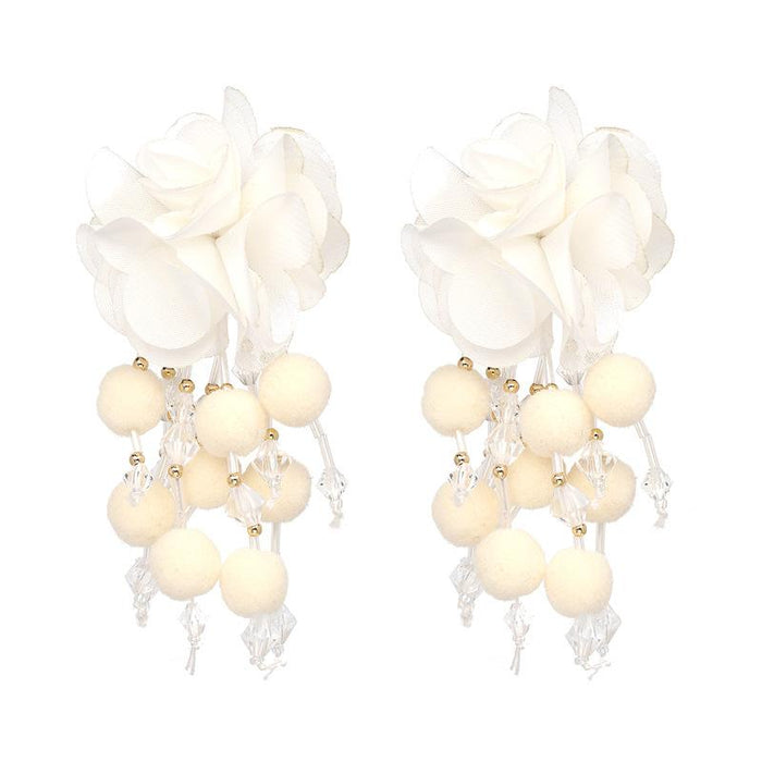 New Rose Fashion Tassel Women's Earrings Earrings