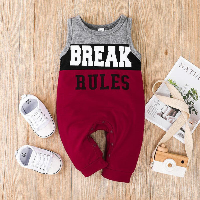 Summer Boys' Break Rules Jumpsuit