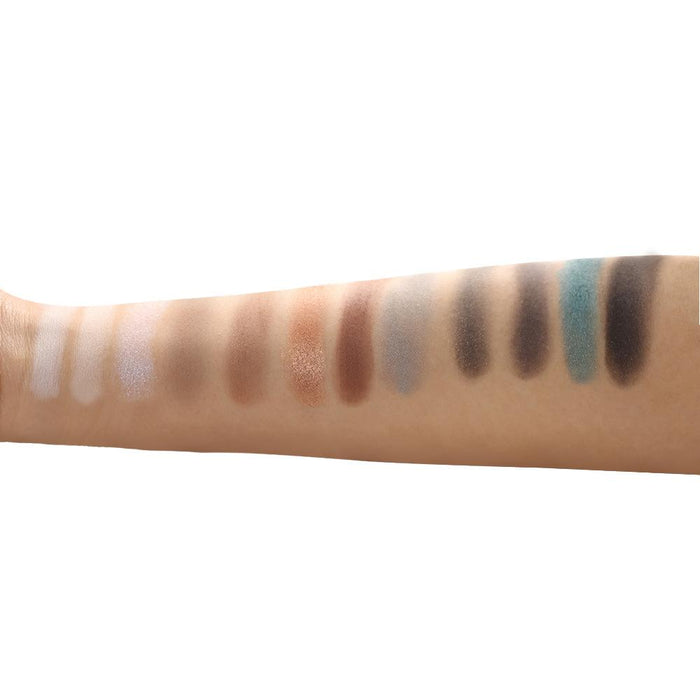 12 colour eye shadow plates do not dye the matte pearlescent.