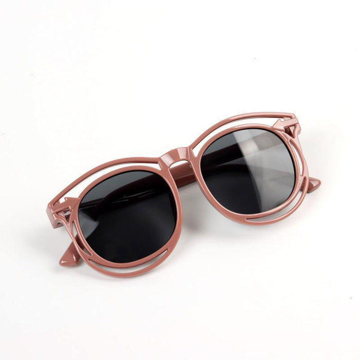 Children's Sunglasses round frame anti ultraviolet sunshade glasses