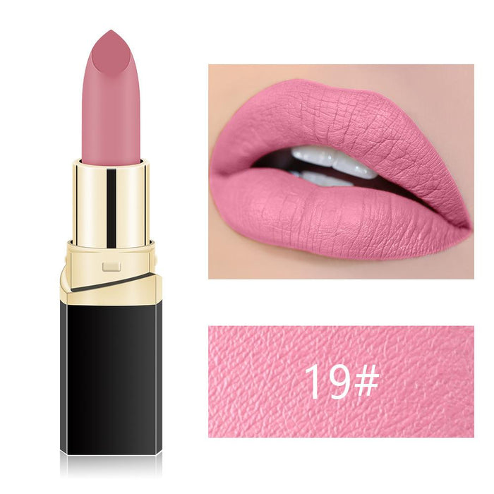 Matte fog face velvet lipstick is not easy to decolour black pipe lipstick.