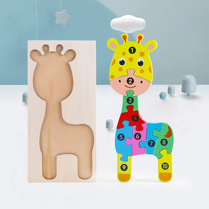 Children's Wooden 3D Puzzle Puzzle Toy