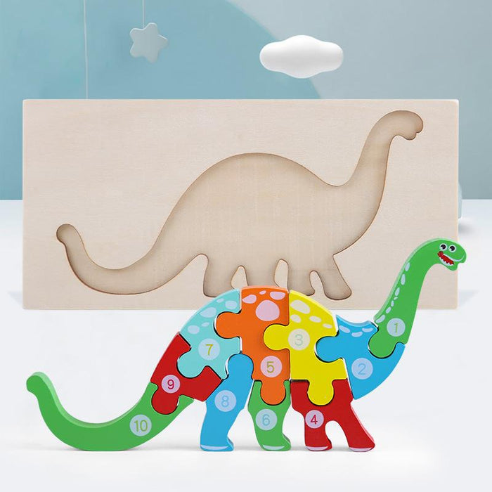 Children's Wooden 3D Puzzle Puzzle Toy