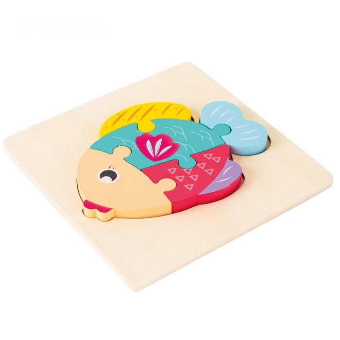 Macaroon Three-dimensional Puzzle Wooden Puzzle Toy