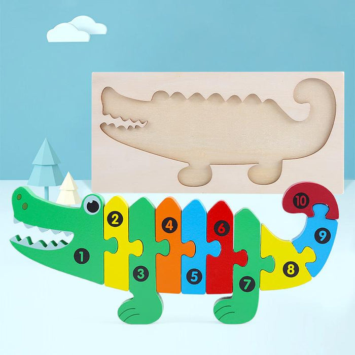 Children's Wooden 3D Puzzle Puzzle Toy