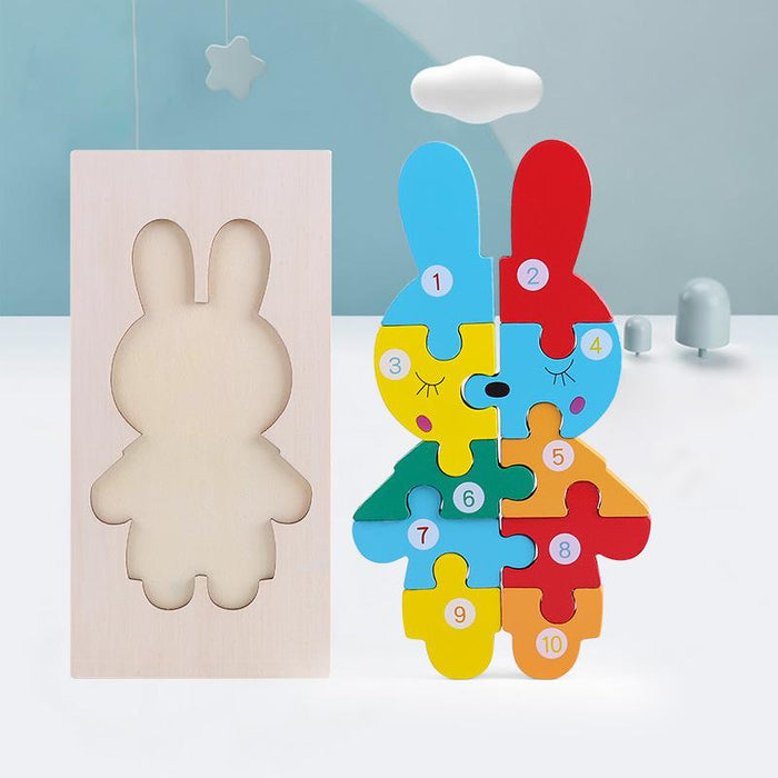 Children's Wooden 3D Puzzle Puzzle Toy