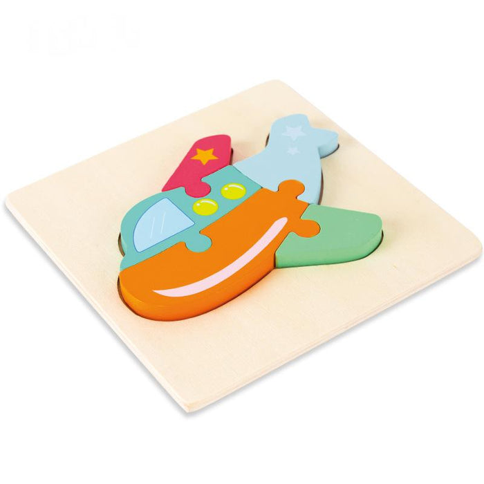 Children's Cartoon Puzzle Puzzle Wooden Toy