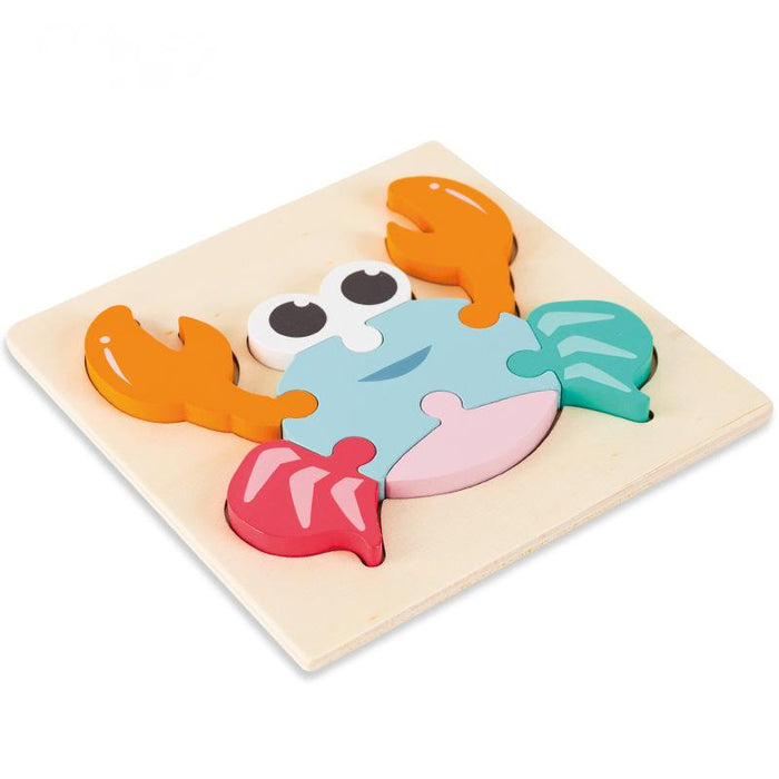 Children's Cartoon Puzzle Puzzle Wooden Toy