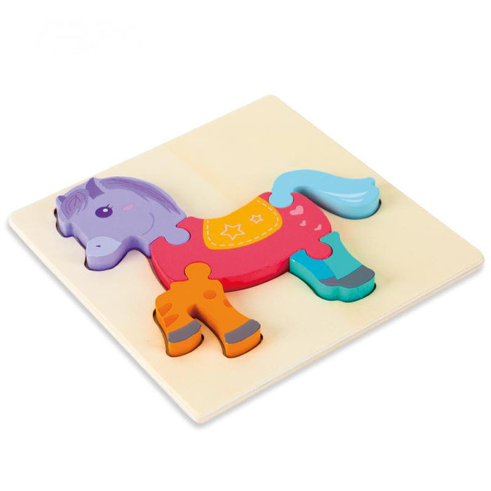 Macaroon Three-dimensional Puzzle Wooden Puzzle Toy