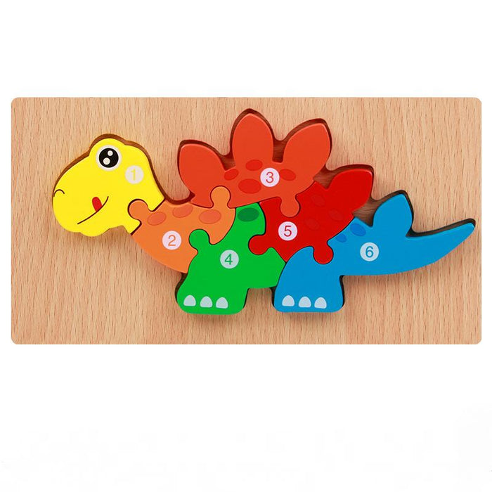 Children's 3d Wooden Stereo Puzzle Toy