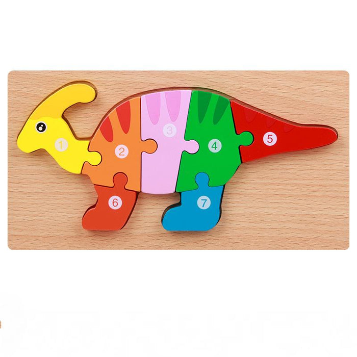 Children's 3d Wooden Stereo Puzzle Toy