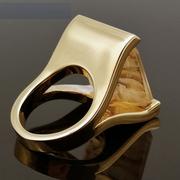 New Fashion Simple Gold Color Ring